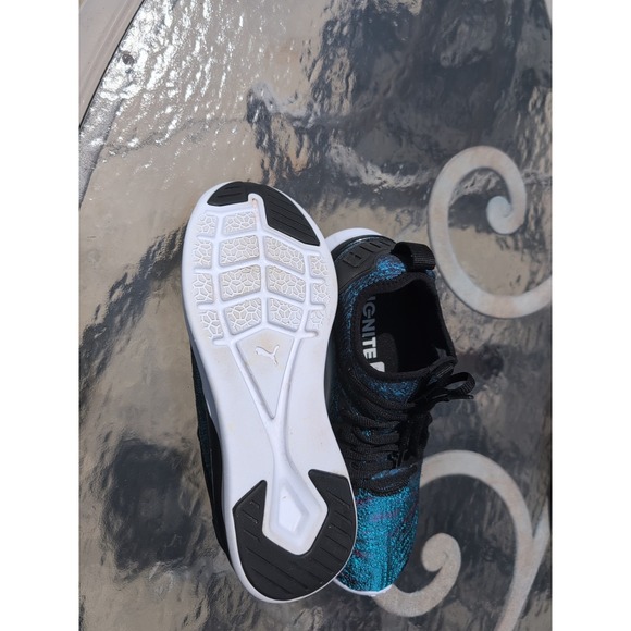PUMA IGNITE FLASH GEO SHOES #191486 SZ 8 Hawaiian Ocean Blue EUC - Picture 7 of 9
